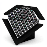 SEMILAC ΕΚΘΕΣΙΑΚΟ ΕΠΙΤΡΑΠΕΖΙΟ ΣΤΑΝΤ ΔΙΑΜΑΝΤΙ * ΜΑΥΡΟ