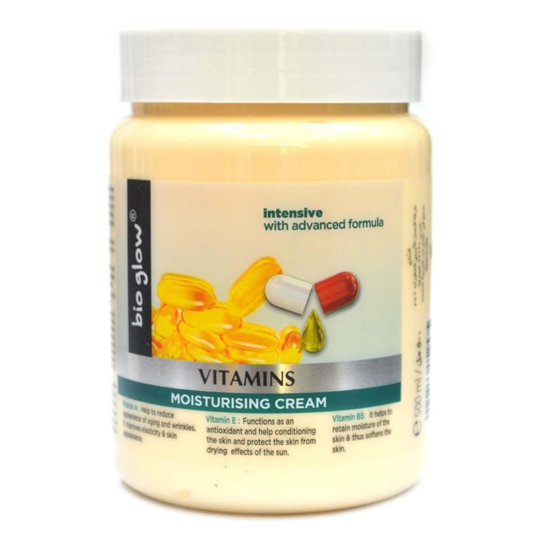 BIO GLOW Moisturizing Cream 500ml * Vitamins Avant Garde