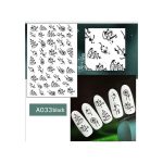 ΧΡΙΣΤΟΥΓΕΝΝΙΑΤΙΚΑ ΑΥΤΟΚΟΛΛΗΤΑ ΓΙΑ ΝΥΧΙΑ * Μαύρα