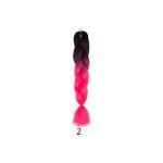 BRAID HAIR – JUMBO Συνθετικά μαλλιά για ράστα  125cm/100gr #B2  Ombre Μαύρο/Φούξια