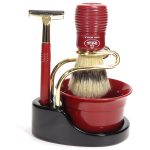 ΣΕΤ ΞΥΡΙΣΜΑΤΟΣ OMEGA 1087.11 (κόκκινο/χρυσό)