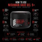 NISHMAN HAIR GEL 5+ GUM EFFECT 750ml - Image 2