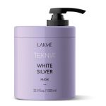 LAKME TEKNIA WHITE SILVER  Treatment 1000ml (Μάσκα για ξανθά, ανταύγειες & λευκά μαλλιά)