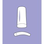 Peggy Sage #142633 NAIL TIPS NATURAL ΛΕΠΤΗ ΜΥΤΗ 100τμχ (Μωβ)