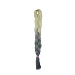 BRAID HAIR – JUMBO Συνθετικά μαλλιά για ράστα 125cm/100gr #B34 Ombre Ξανθό Ανοιχτό/Γκρι