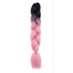 BRAID HAIR – JUMBO Συνθετικά μαλλιά για ράστα 125cm/100gr #B6 Ombre  Μαύρο/Ροζ Vintage