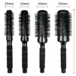 ΒΟΥΡΤΣΑ ΜΑΛΛΙΩΝ ΚΕΡΑΜΙΚΗ - BLACK CERAMIC #22061-4 (4 μεγέθη)