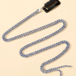 ΚΛΙΠ ΜΑΛΛΙΩΝ ΜΕ ΣΤΡΑΣΣ τύπου extension - Blue