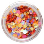 CLARESA - ΔΙΑΚΟΣΜΗΤΙΚΑ ΝΥΧΙΩΝ CONFETTI 1 ORANGE