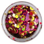 CLARESA - ΔΙΑΚΟΣΜΗΤΙΚΑ ΝΥΧΙΩΝ CONFETTI 4 RED