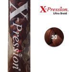 BRAID HAIR – KANEKALON X-PRESSION Συνθετικά μαλλιά για ράστα 207cm/165gr #30 Redish Light Brown