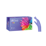 ΓΑΝΤΙΑ ΝΙΤΡΙΛΙΟΥ VIVID powder free 2,8mil 100τμχ * Μωβ (S/M)