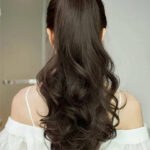 PONYTAIL ΣΥΝΘΕΤΙΚΗ ΤΡΙΧΑ 65cm * Καστανό Wavy