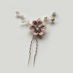 Φουρκέτα μαλλιών "boho flower pink"