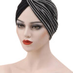 Τουρμπάνι Δίχρωμο - Black & White