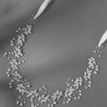 Νυφική γιρλάντα με κρύσταλα και πέρλες