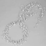 Νυφική γιρλάντα με πέρλες XXL