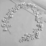 Νυφικό αξεσουάρ - γιρλάντα με πέρλες και strass Romantique - Silver