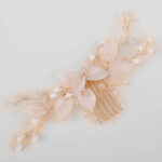 Χτενάκι Pink Blossom με κρύσταλλα