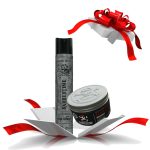 BARBERTIME GIFT SET #HAIR SPRAY ULTRA STRONG HOLD 400ml + HAIR GEL GUM EFFECT 300ml