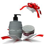 BARBERTIME GIFT SET #PROFESSIONAL HAIR SHAMPOO 1000ml + EXTREME HOLD MATTE POMADE 150ml