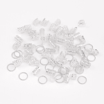 BRAID RINGS  Silver Random 1x1,6cm (10τμχ)