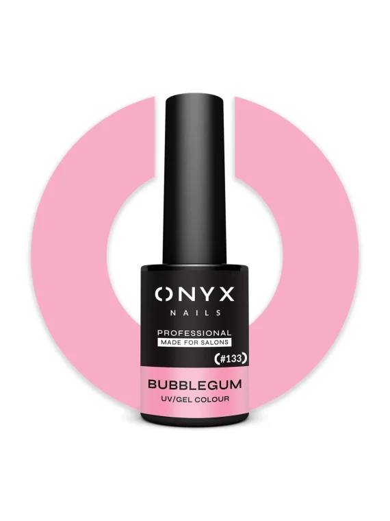 ONYX NAILS Ημιμόνιμο 7ml #133 Bubblegum - Image 1