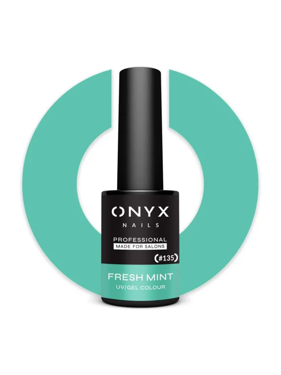 ONYX NAILS Ημιμόνιμο 7ml #135 Fresh Mint - Image 1