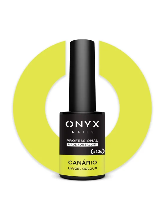 ONYX NAILS Ημιμόνιμο 7ml #136 Canario - Image 1