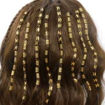 BRAID RING Gold (S) 1cmx0,7cm 10τμχ