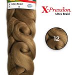 BRAID HAIR – KANEKALON X-PRESSION Συνθετικά μαλλιά για ράστα 207cm/165gr #12 Smokey Dark Blond