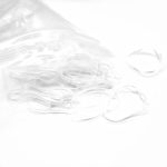 ΛΑΣΤΙΧΑΚΙA ΜΑΛΛΙΩΝ ΣΙΛΙΚΟΝΗΣ 50τμχ - Clear