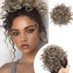 ΣΟΥΡΑ ΜΑΛΛΙΩΝ για MESSY BUN * Ξανθό σκούρο γκρί