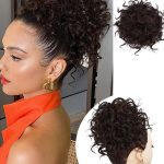 ΣΟΥΡΑ ΜΑΛΛΙΩΝ για MESSY BUN * Καστανό σοκολατί