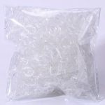 ΛΑΣΤΙΧΑΚΙΑ ΣΙΛΙΚΟΝΗΣ για ΠΛΕΞΟΥΔΑΚΙΑ 1000τμχ  - Clear