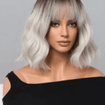 ΠΕΡΟΥΚΑ ΓΥΝΑΙΚΕΙΑ #914 White Grey Ombre body wavy - Medium