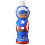 KID'S SHOWER GEL & SHAMPOO 400ml - CAPTAIN AMERICA