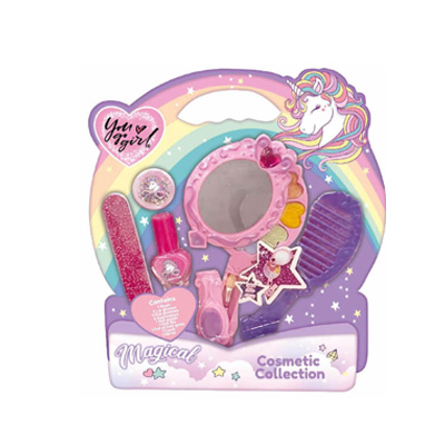 07229 ΠΑΙΔΙΚΟ ΣΕΤ ΜΑΚΙΓΙΑΖ VYAPARA - Magical Unicorn Mirror - Image 1