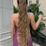 CLAW PONYTAIL ΣΥΝΘΕΤΙΚΗ ΤΡΙΧΑ X-LONG 82cm * Dark Blond Ombre Wavy Fluffy