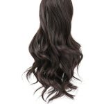 CLAW PONYTAIL ΣΥΝΘΕΤΙΚΗ ΤΡΙΧΑ Short 25cm * Brown Black Wavy