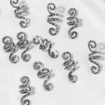 BRAID RINGS (Στολίδια για πλεξούδες) Snake 6τμχ