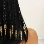 BRAID RINGS (Στολίδια για πλεξούδες) Gold Nails 10τμχ