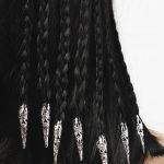 BRAID RINGS (Στολίδια για πλεξούδες) Silver Nails 10τμχ