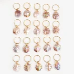 BRAID RINGS (Στολίδια για πλεξούδες) Opal Shells 6τμχ