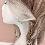 BRAID RINGS (Στολίδια για πλεξούδες) Silver Circl 10τμχ