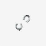 SEMILAC NAIL DECO 3D ##787 Silver Horseshoes 2τμχ