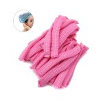 ΣΚΟΥΦΑΚΙΑ με λάστιχο NON WOOVEN ακορντεόν 100τμχ * Pink