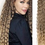 BRAID HAIR WAVY for CROCHET 75cm #T8/613 Ombre XL