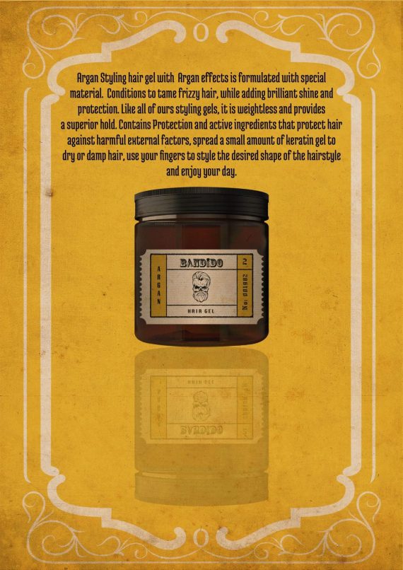 BANDIDO HAIR GEL 500ml #2 ARGAN - Image 2