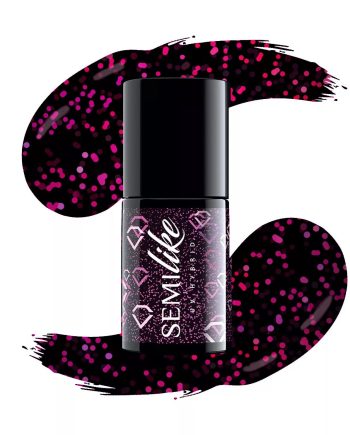 SEMILAC Ημιμόνιμο #444 Black Cherry /Semilike